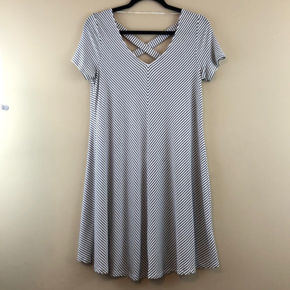 Cable & Gauge Dresses & Skirts - Cable & Gauge Dress M black/white stripe